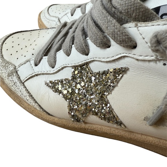 Golden Goose Ballstar silver glitter star 37 - Picture 4 of 5